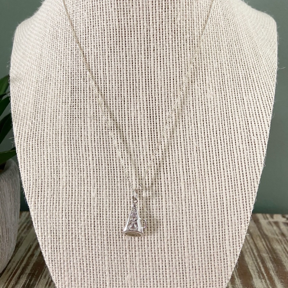 Sterling Silver 925 Italy Cheer Necklace